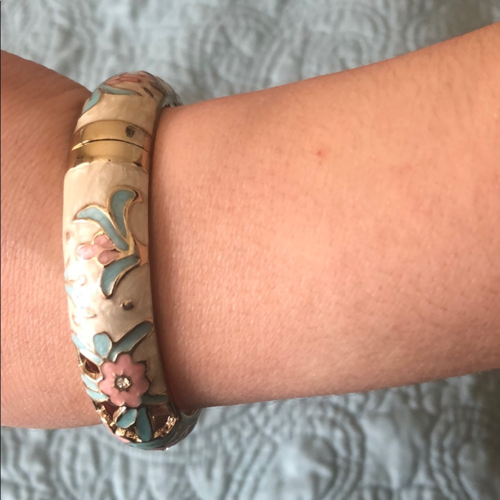 Spring Floral Bangle - Picture 4 of 6